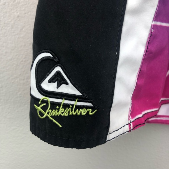 Quiksilver Spellout Grid Board Shorts Men's 38 - Picture 3 of 11